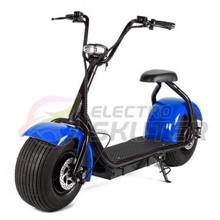 Электроскутер Seev Citycoco Classic 1000W 12Аh 60v Синий