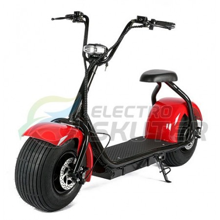 Электроскутер Seev Citycoco Classic 1000W 12Аh 60V Красный