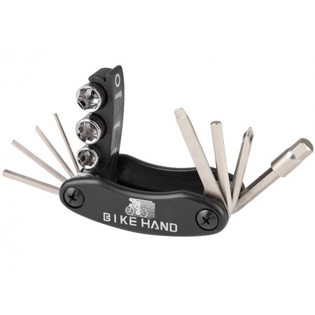 Набор инструментов складной BIKE HAND, шестигранники 2/2.5/3/4/5/6/8 мм (22341)