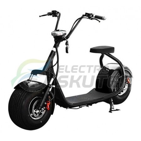 Электроскутер Seev Citycoco Classic 1000W 12Аh 60V Черный