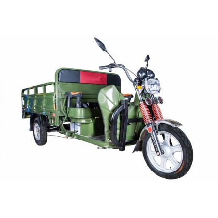 Электротрицикл грузовой Rutrike JB 2000 60V1500W Зеленый