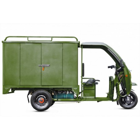 Электротрицикл грузовой Rutrike КАРГО 1800 32Ah 60V1000W Зеленый