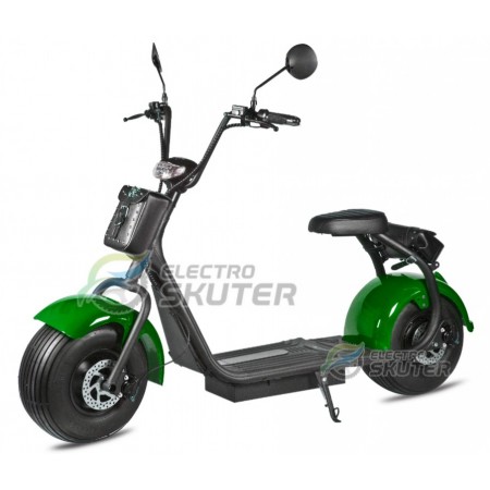 Электроскутер Citycoco Jetson Classic 1500W 20Аh 60V Зеленый