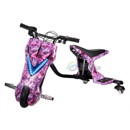 Электроскутер для дрифта Drift-Car Mini Pro T2 Космос Розовый