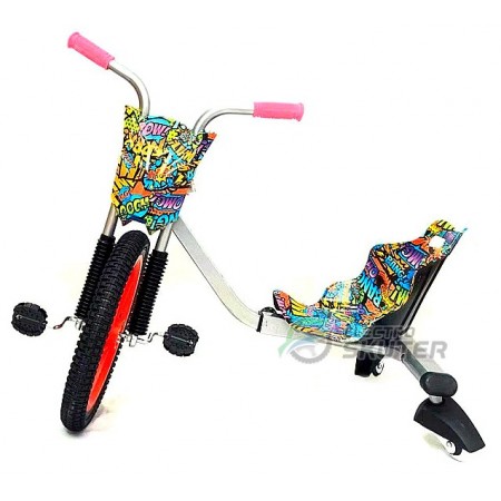Трехколесный велосипед Mini Drift Mini Pro (граффити)