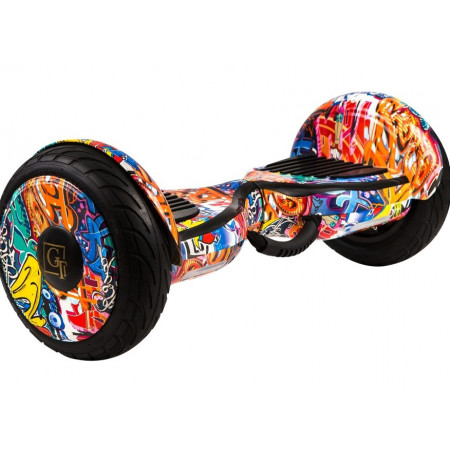 Гироскутер GT Smart Wheel 10,5 Самобаланс + App Граффити Оранжевый
