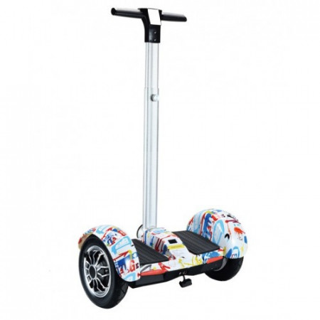 Smart Balance A8 Гироскутеры с Ручкой Граффити Белый