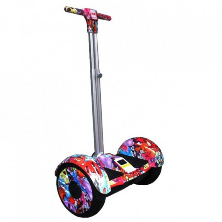Smart Balance A8 New 10,5 Гироскутеры с Ручкой Граффити Розовый