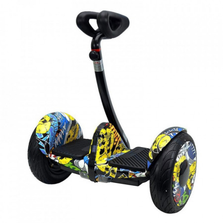 Мини-сигвей Mini Robot 36V Граффити Желтый