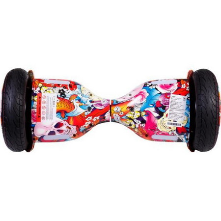 Smart Balance Wheel Suv New 10.5 Premium Граффити Розовый Музыка + Самобаланс